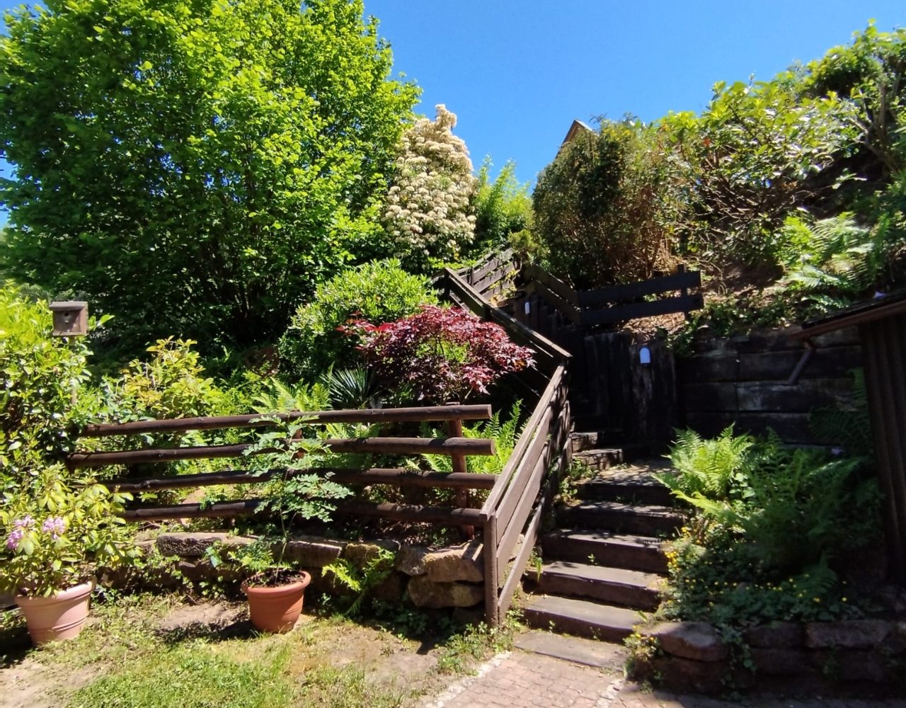 Eingangsbereich des Chalet Spessart